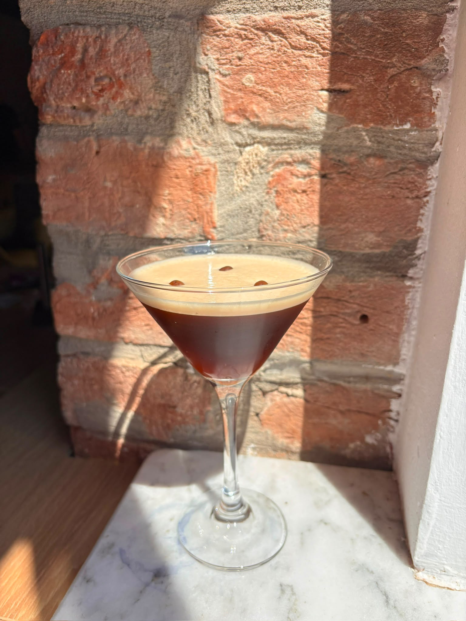 Cold brew martini at Robe